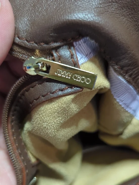 Jimmy Choo Ana Suede Hobo Bag - Picture 8 of 14